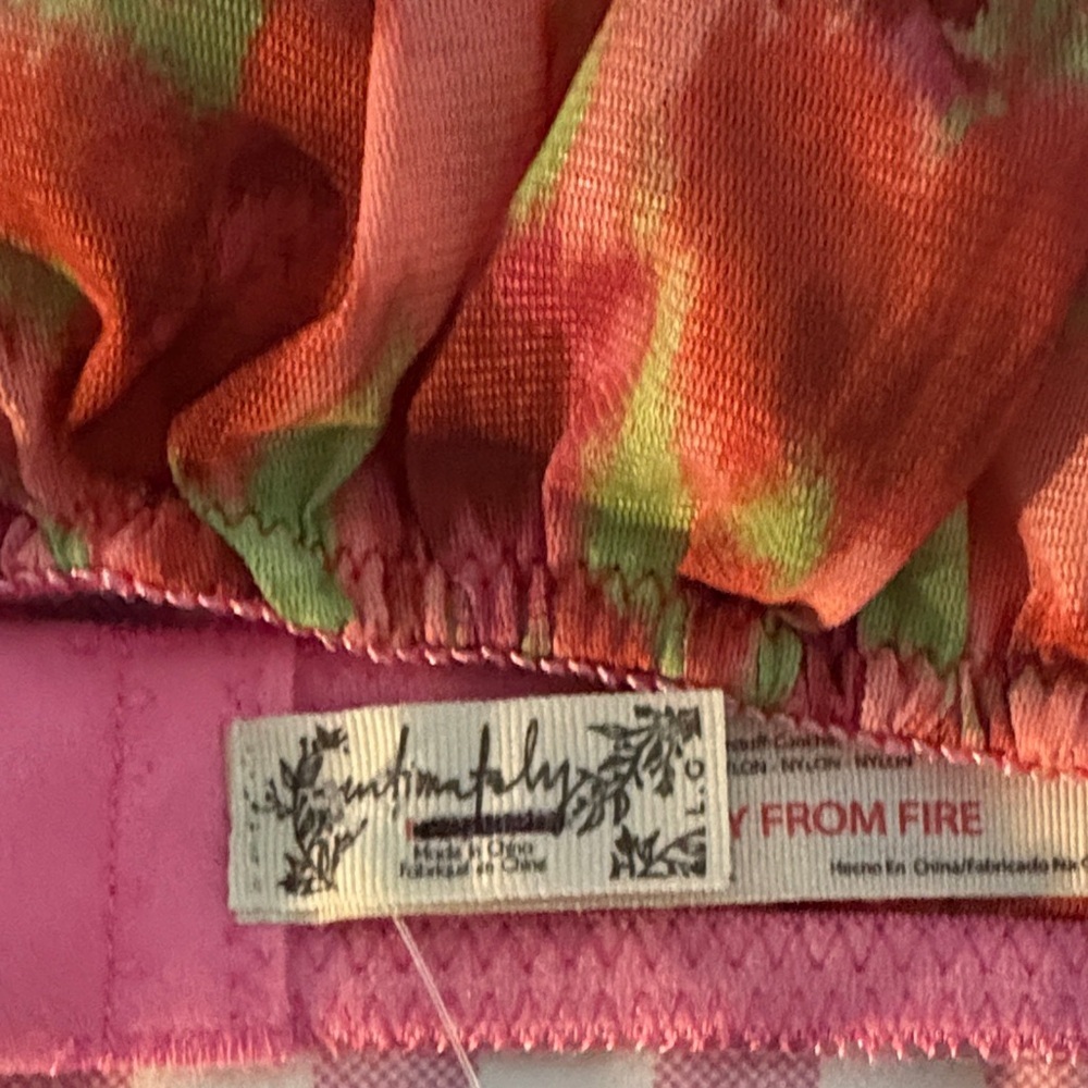 Free people intimately Floral Pink Bra - Picture 2 of 3